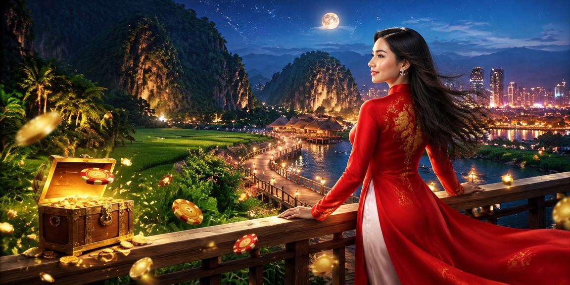 Phụ nữ mặc áo dài tại Ninh Bình tham gia trò chơi bài trực tuyến trên thiết bị di động